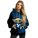 customized byu cougars baby yoda blue black hoodie best selling
