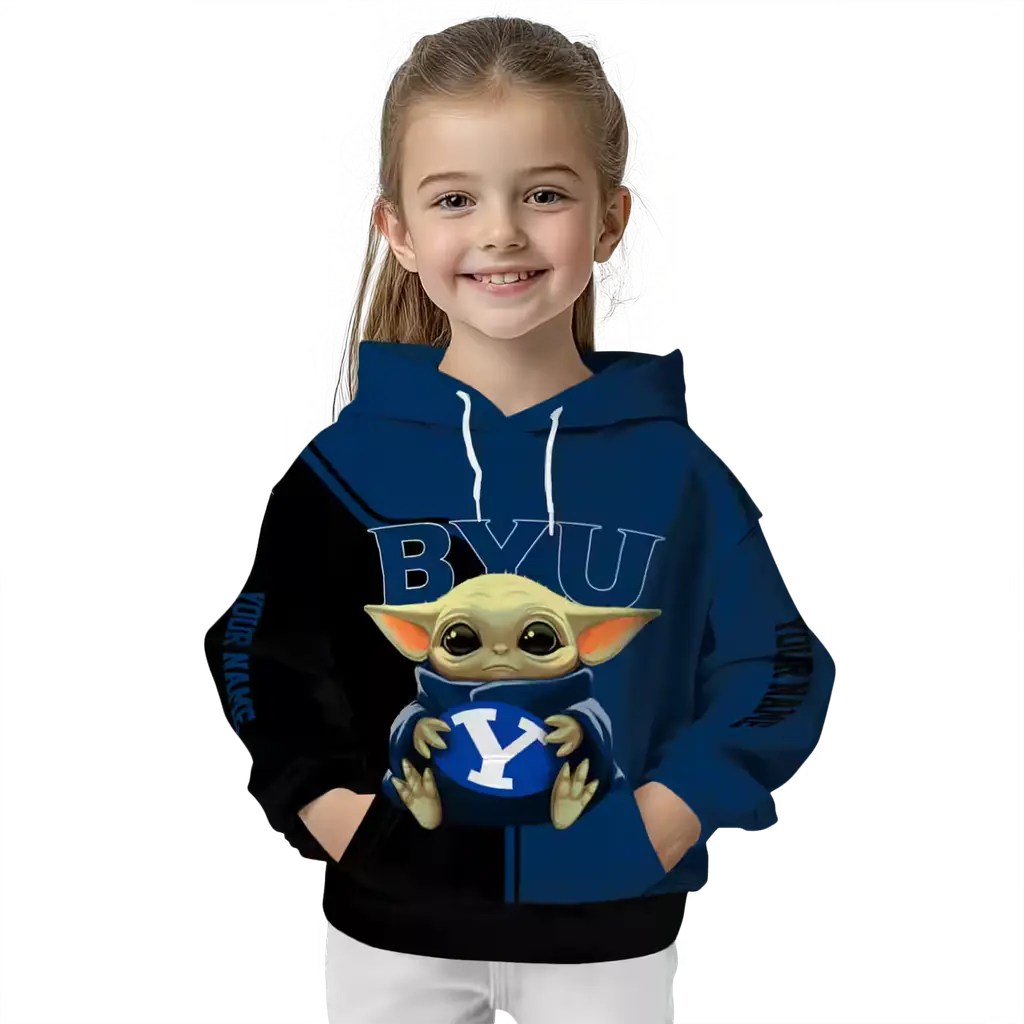 customized byu cougars baby yoda blue black hoodie top rated customized byu cougars baby yoda blue black hoodie top rated
