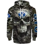 customized byu cougars camo skull hoodie best selling
