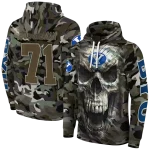 customized byu cougars camo skull hoodie best selling