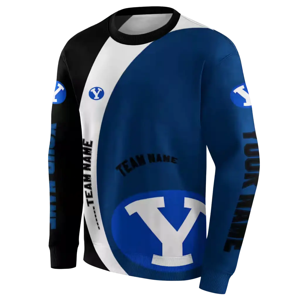 customized byu cougars minimalist design blue black hoodie new arrival customized byu cougars minimalist design blue black hoodie new arrival