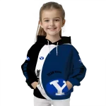 customized byu cougars minimalist design blue black hoodie best selling