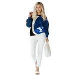 customized byu cougars minimalist design blue black hoodie best selling