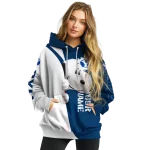 customized byu cougars peeking snoopy blue hoodie best selling