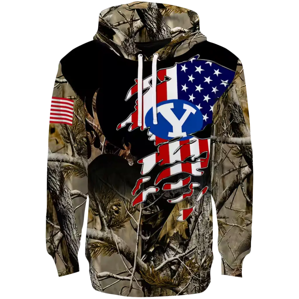 customized byu cougars tree camo hoodie best selling customized byu cougars tree camo hoodie best selling