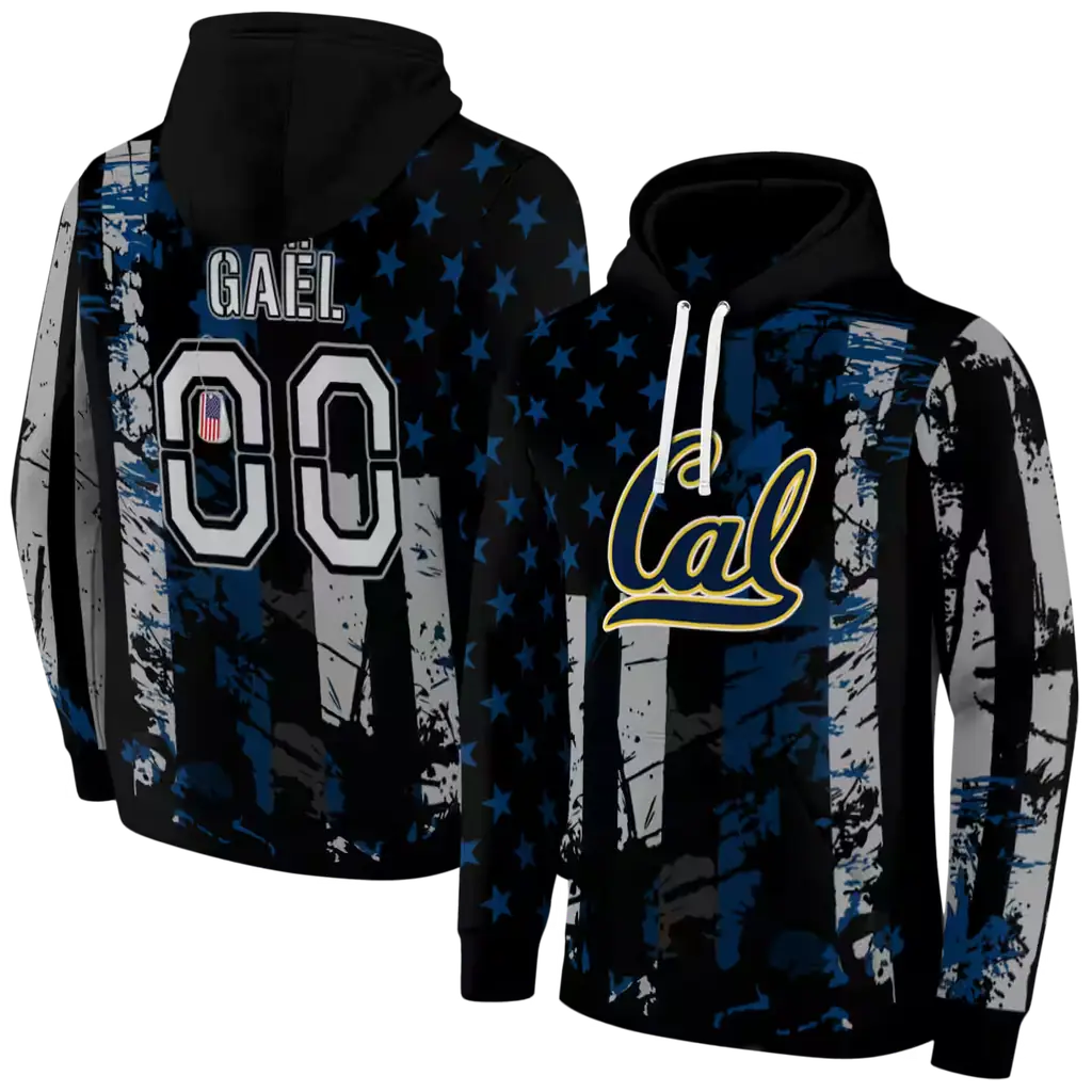customized california golden bears distressed flag blue black hoodie fashion forward customized california golden bears distressed flag blue black hoodie fashion forward