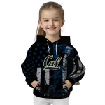 customized california golden bears distressed flag blue black hoodie best selling