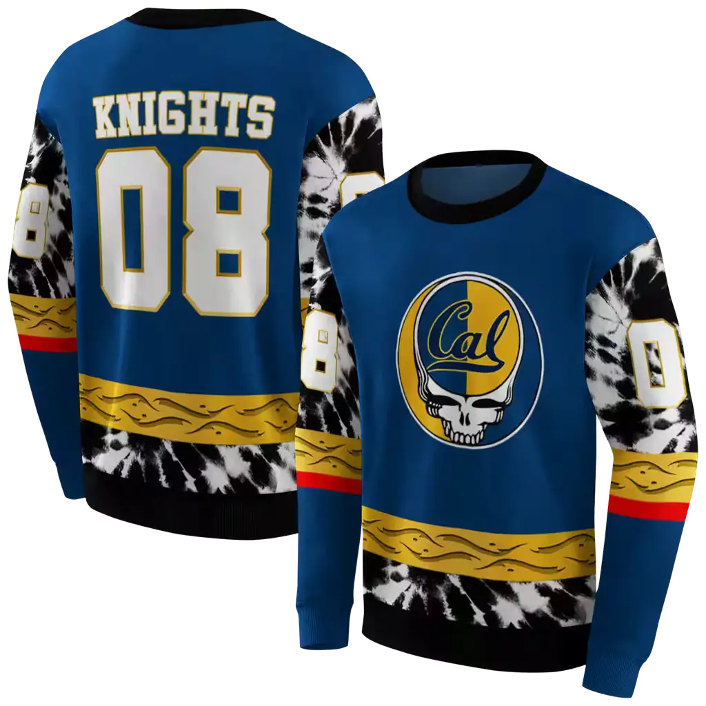 customized california golden bears grateful vibes blue hoodie premium grade customized california golden bears grateful vibes blue hoodie premium grade