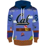 customized california golden bears mario blue black hoodie best selling