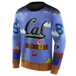 customized california golden bears mario blue black hoodie best selling