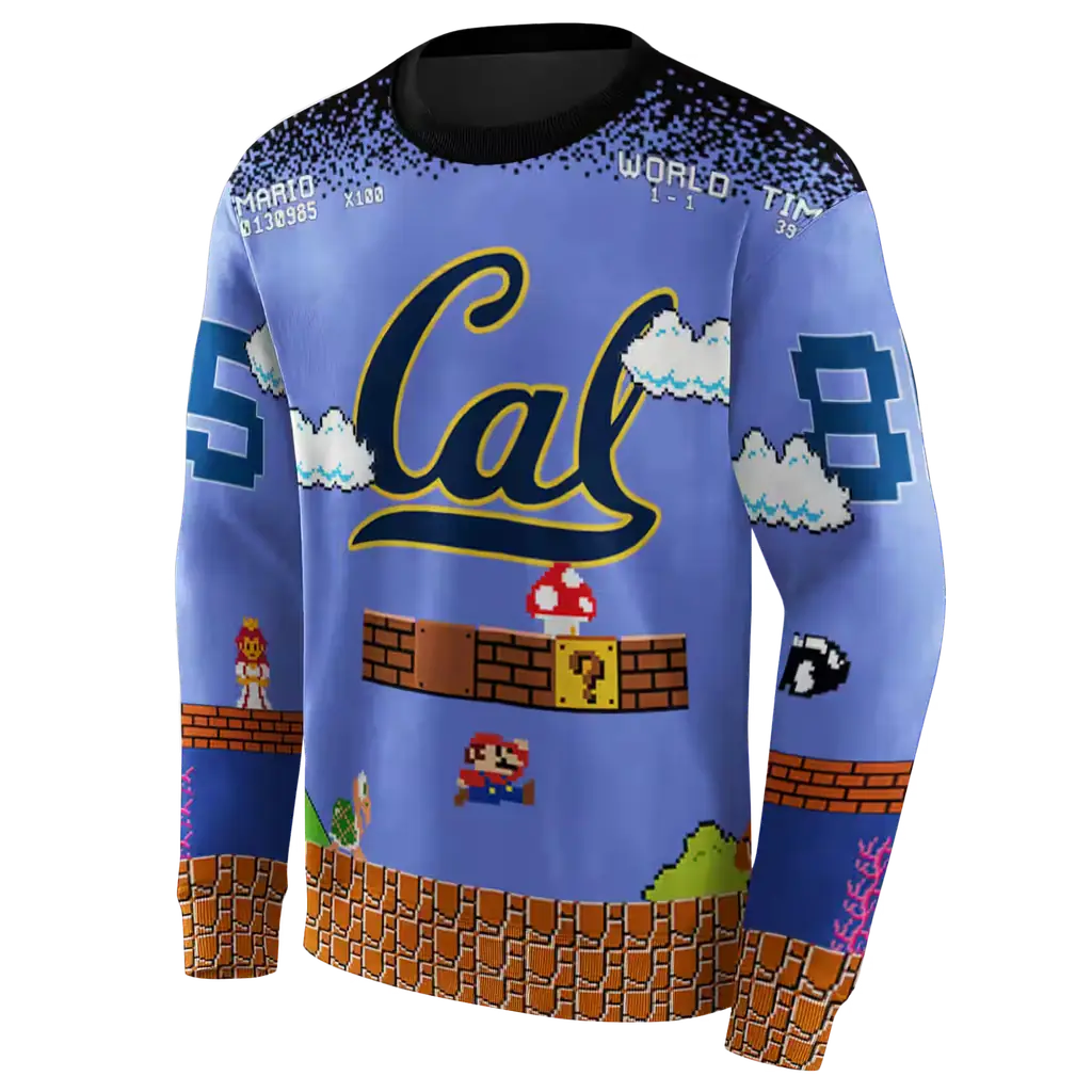 customized california golden bears mario blue black hoodie new arrival customized california golden bears mario blue black hoodie new arrival