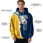 customized california golden bears peeking snoopy blue hoodie best selling