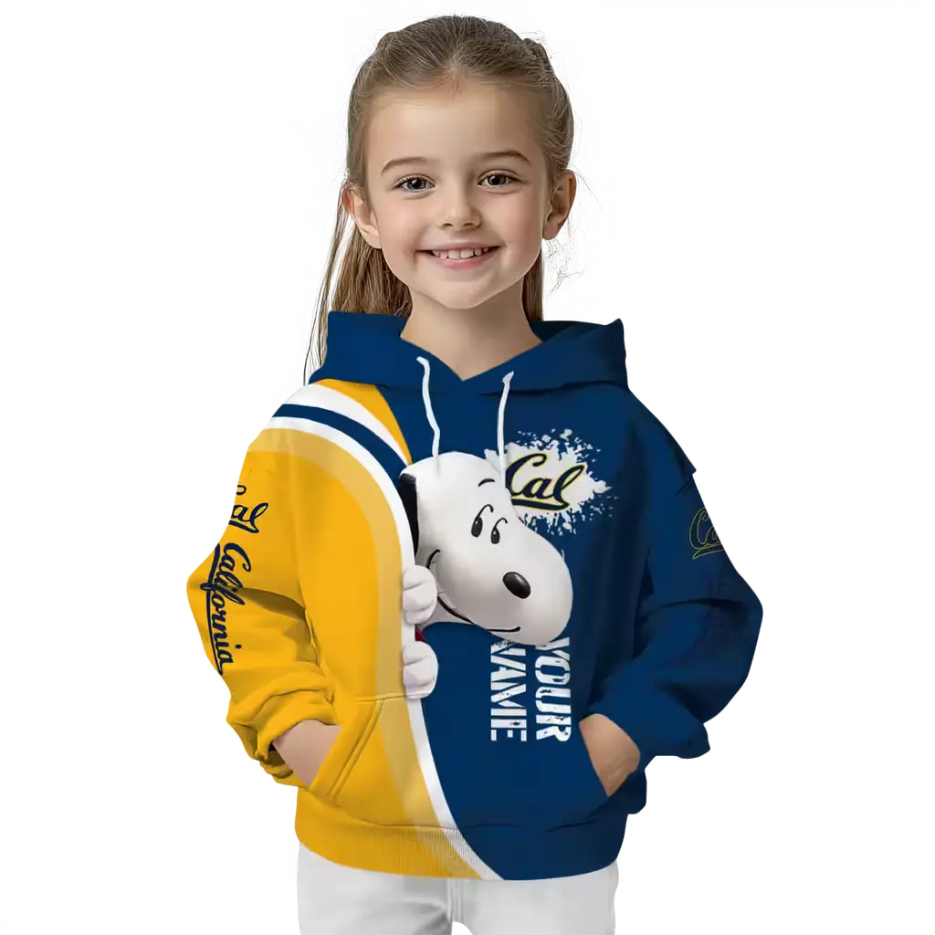 customized california golden bears peeking snoopy blue hoodie top rated customized california golden bears peeking snoopy blue hoodie top rated
