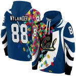customized california golden bears puzzle pieces blue hoodie best selling