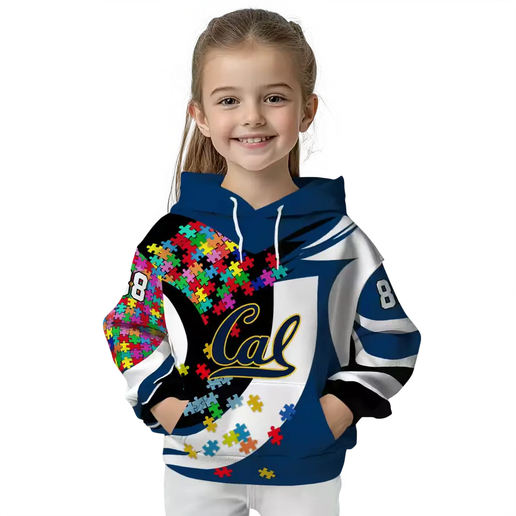 customized california golden bears puzzle pieces blue hoodie top rated customized california golden bears puzzle pieces blue hoodie top rated