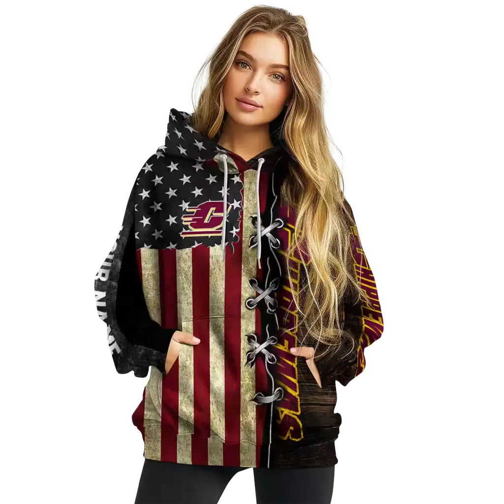 customized central michigan chippewas american pride hoodie high quality customized central michigan chippewas american pride hoodie high quality