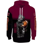 customized central michigan chippewas baby groot maroon black hoodie best selling