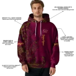 customized central michigan chippewas deer silhouette maroon hoodie best selling