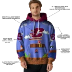 customized central michigan chippewas mario blue black hoodie best selling