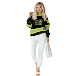 customized central michigan chippewas safety motif black neon green hoodie best selling