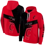 customized cincinnati bearcats abstract shape red hoodie best selling
