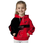 customized cincinnati bearcats abstract shape red hoodie best selling