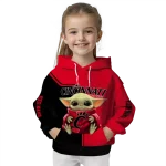 customized cincinnati bearcats baby yoda red black hoodie best selling