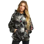 customized cincinnati bearcats camo skull hoodie best selling