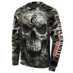 customized cincinnati bearcats camo skull hoodie best selling