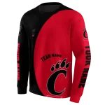 customized cincinnati bearcats minimalist design red black hoodie best selling