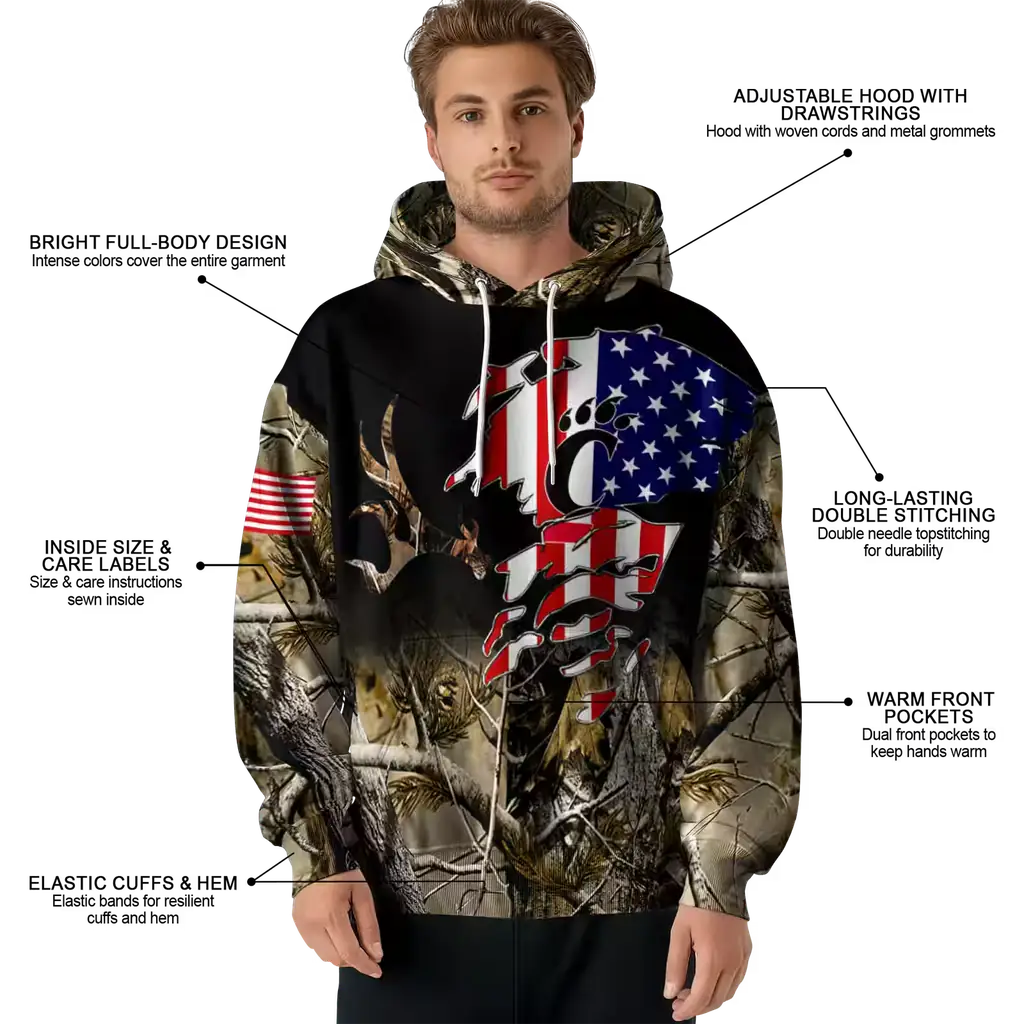 customized cincinnati bearcats tree camo hoodie latest model customized cincinnati bearcats tree camo hoodie latest model