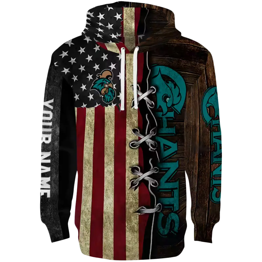 customized coastal carolina chanticleers american pride hoodie best selling customized coastal carolina chanticleers american pride hoodie best selling