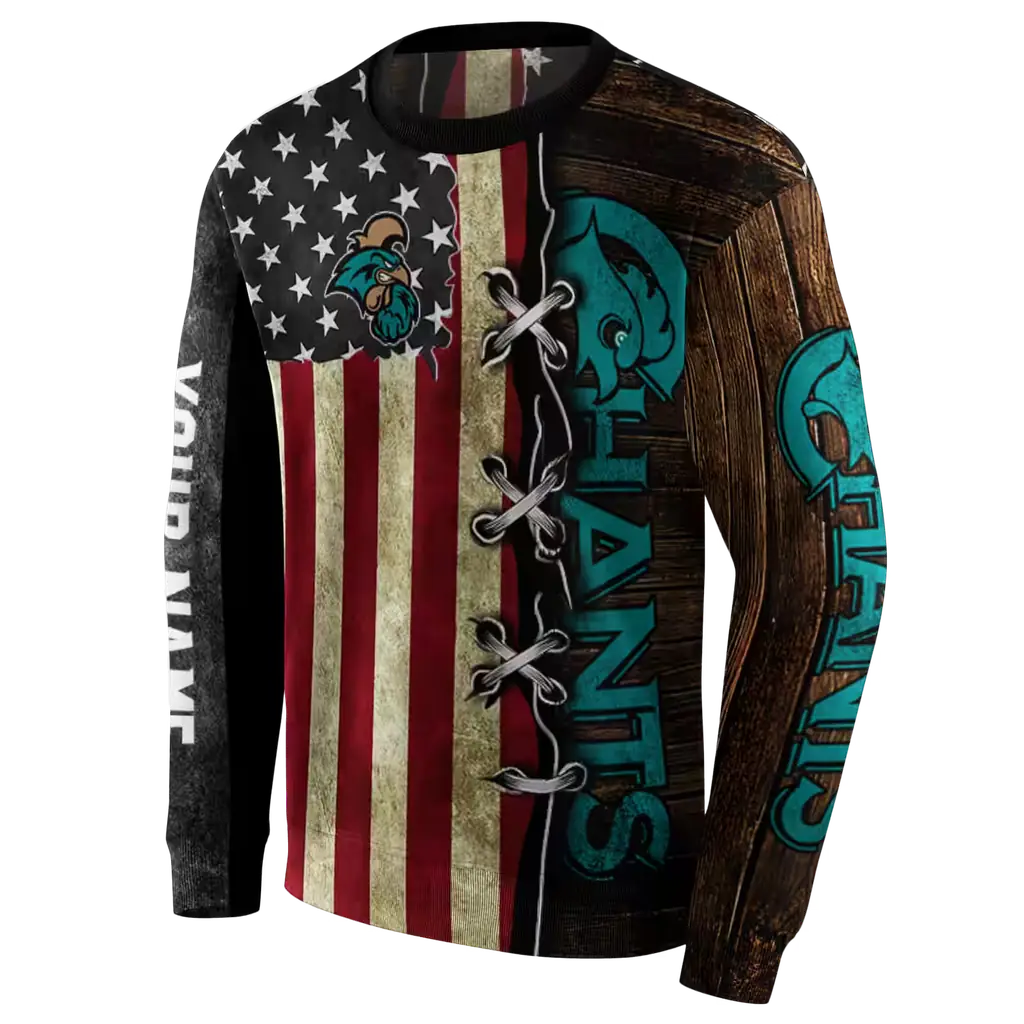 customized coastal carolina chanticleers american pride hoodie new arrival customized coastal carolina chanticleers american pride hoodie new arrival