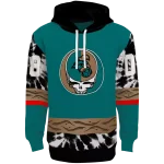 customized coastal carolina chanticleers grateful vibes green hoodie best selling