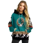 customized coastal carolina chanticleers grateful vibes green hoodie best selling
