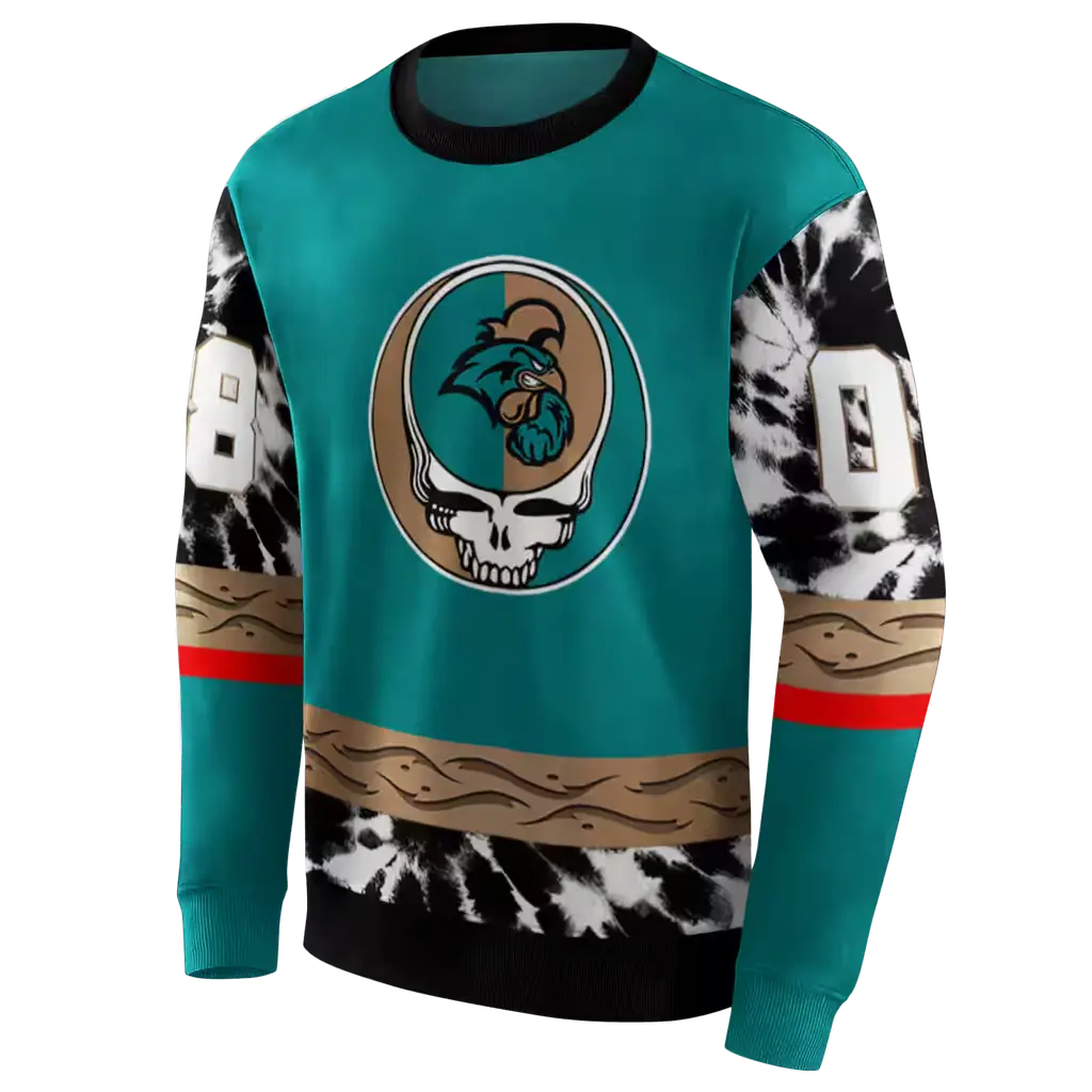 customized coastal carolina chanticleers grateful vibes green hoodie new arrival customized coastal carolina chanticleers grateful vibes green hoodie new arrival