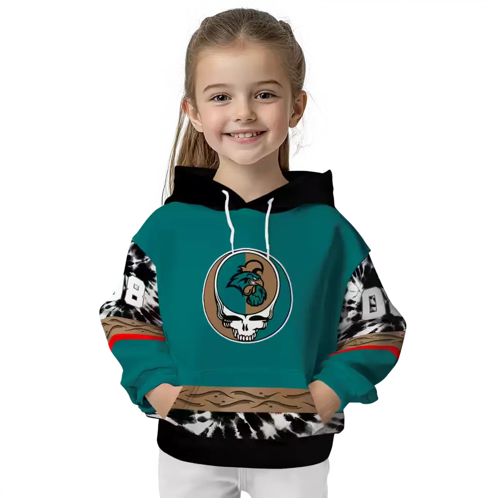 customized coastal carolina chanticleers grateful vibes green hoodie top rated customized coastal carolina chanticleers grateful vibes green hoodie top rated