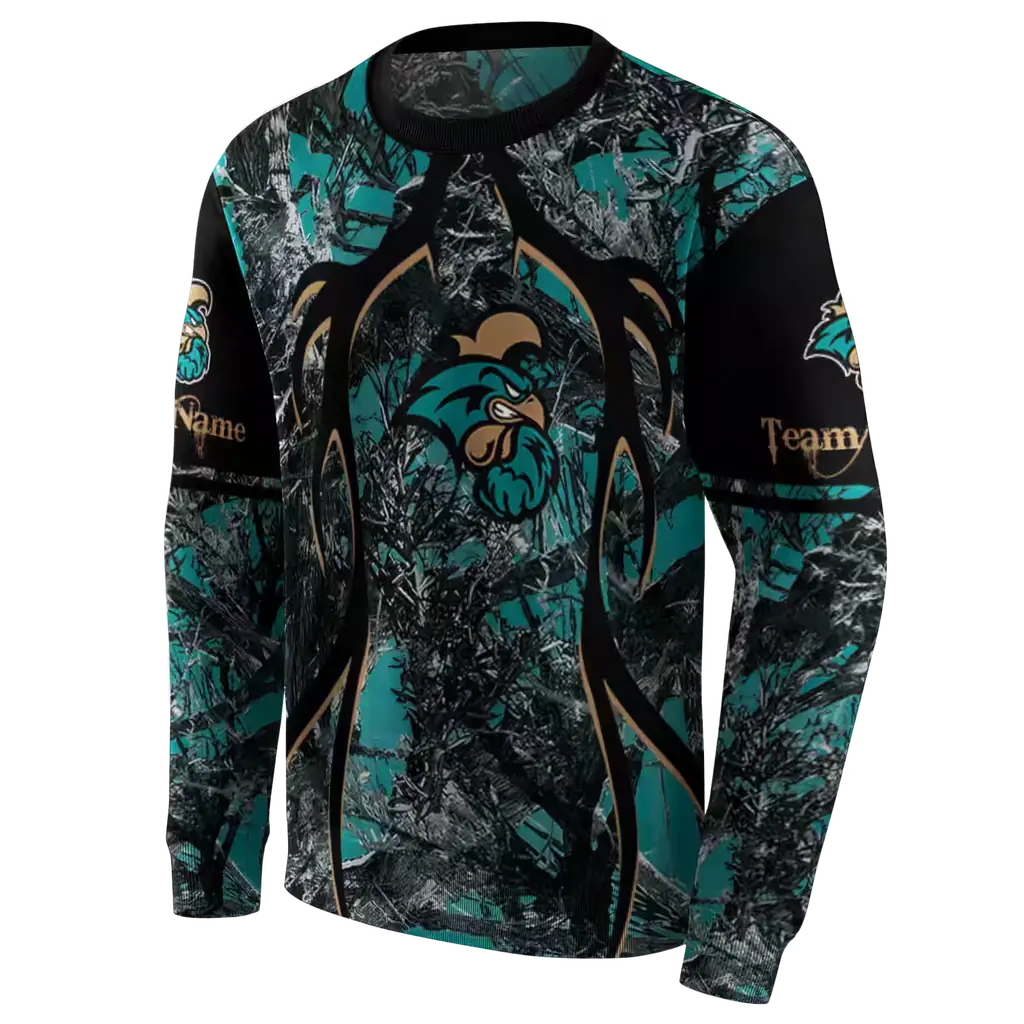 customized coastal carolina chanticleers hunting theme green black hoodie new arrival customized coastal carolina chanticleers hunting theme green black hoodie new arrival