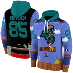 customized coastal carolina chanticleers mario blue black hoodie best selling