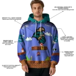 customized coastal carolina chanticleers mario blue black hoodie best selling