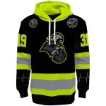 customized coastal carolina chanticleers safety motif black neon green hoodie best selling