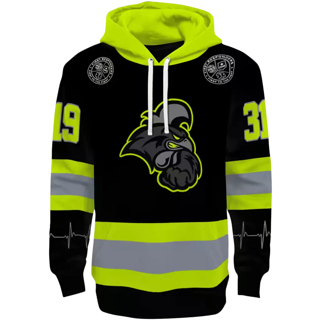 customized coastal carolina chanticleers safety motif black neon green hoodie best selling customized coastal carolina chanticleers safety motif black neon green hoodie best selling