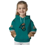 customized coastal carolina chanticleers striped sleeves green hoodie best selling