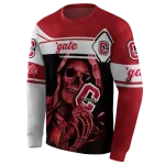 customized colgate raiders grim reaper maroon black hoodie best selling