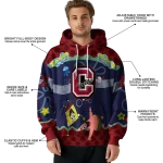 customized colgate raiders spongebob patrick star maroon navy hoodie best selling