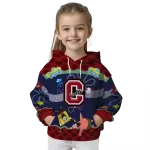 customized colgate raiders spongebob patrick star maroon navy hoodie best selling