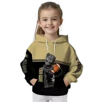 customized colorado buffaloes baby groot gold black hoodie best selling