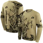 customized colorado buffaloes deer silhouette gold hoodie best selling