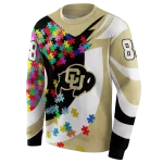 customized colorado buffaloes puzzle pieces gold hoodie best selling