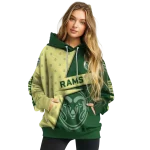 customized colorado state rams abstract shape green hoodie best selling